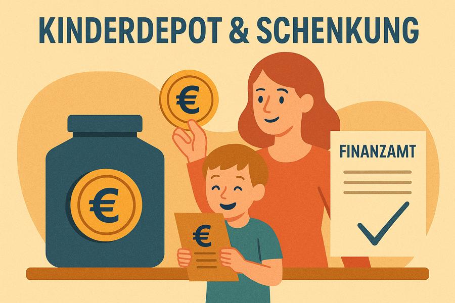 Kinderdepot Schenkung Finanzamt