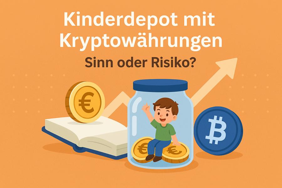 Juniordepot Kinderdepot Kryptowährung Bitcoin